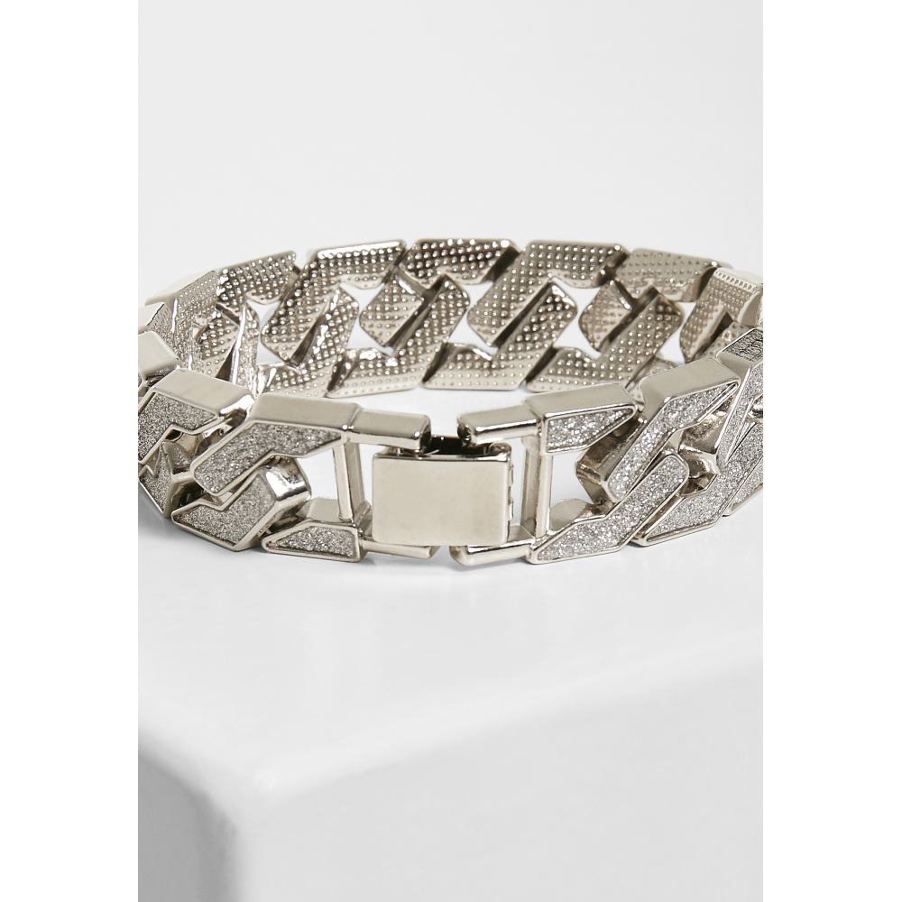 Urban Classics - Glitter Bracelet - Silver coloured